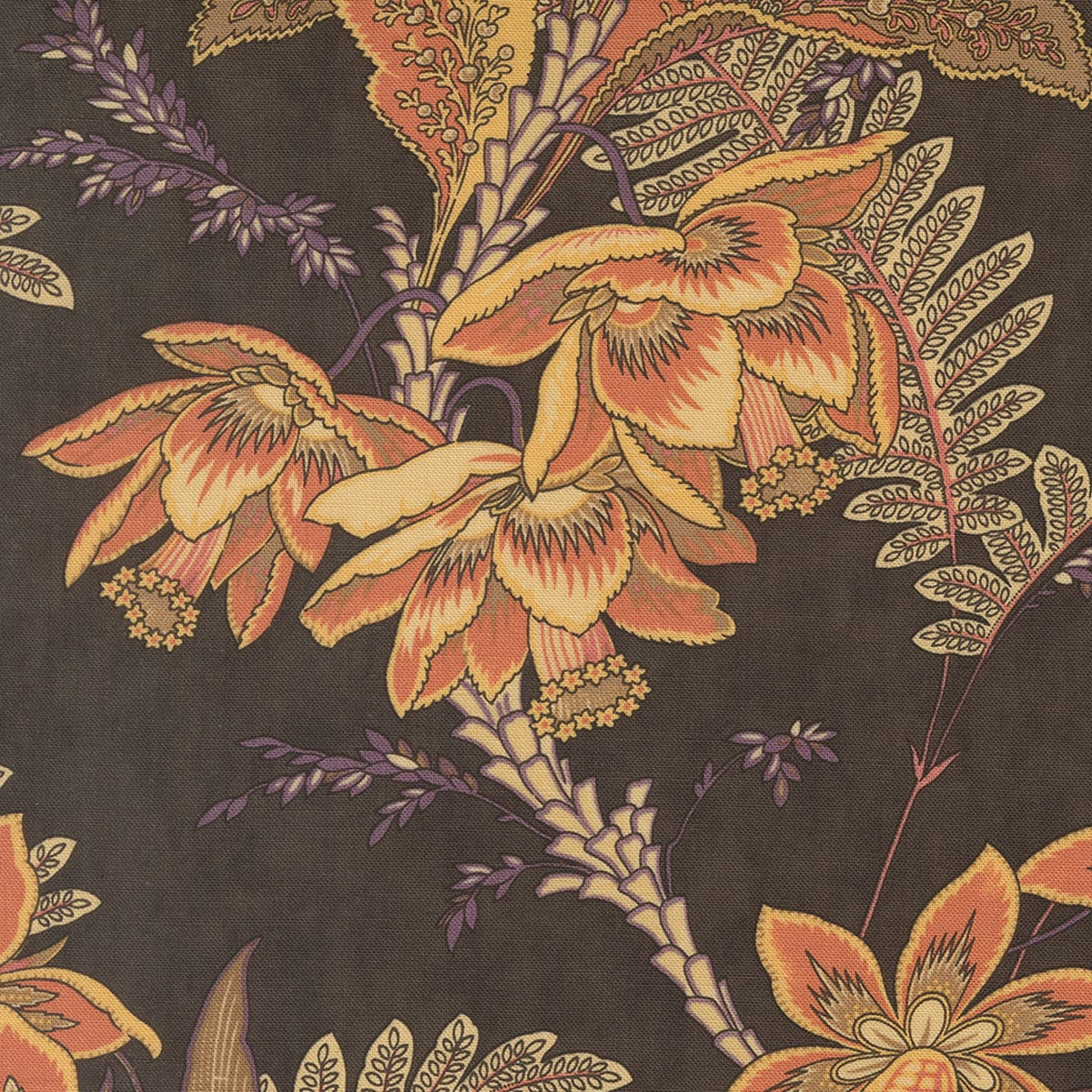 Moda Fabrics Wild Orchid Blackbird Designs Tree Bark Wild Orchid